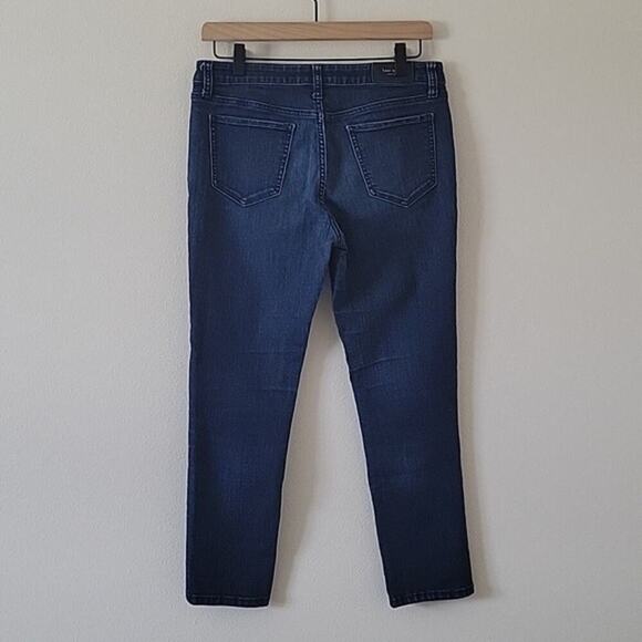 Kate Spade Broome Street Dark Wash Crop Skinny Jeans Size 28 - Picture 3 of 6